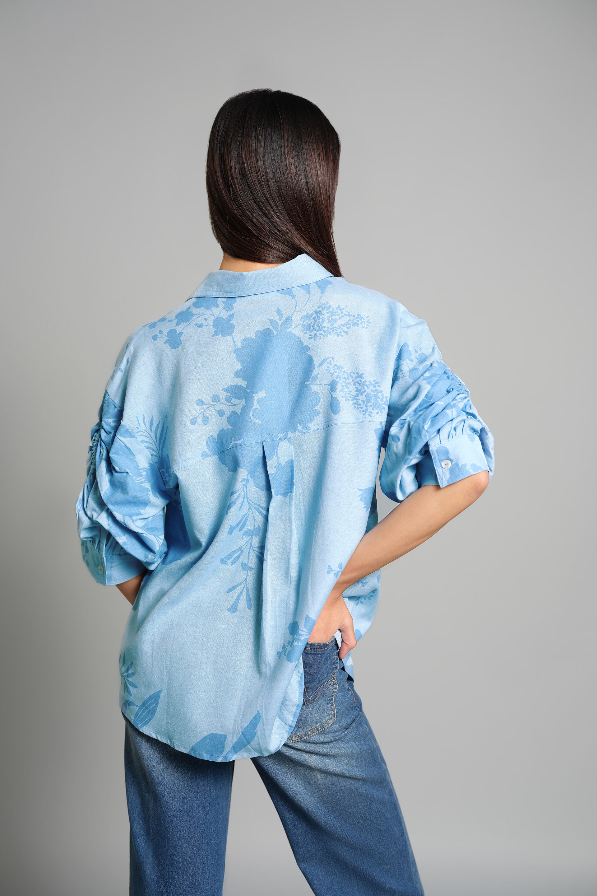 Soothing Skies Shirt, Blue, image 6